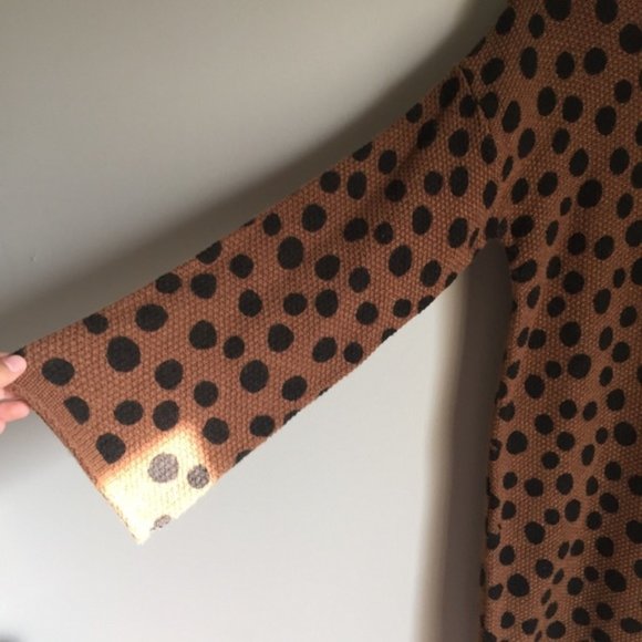 Madewell Leopard Dot Sweater Dress - Picture 5 of 7